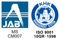 JAB CM007 ISO 9001 10QR・1598